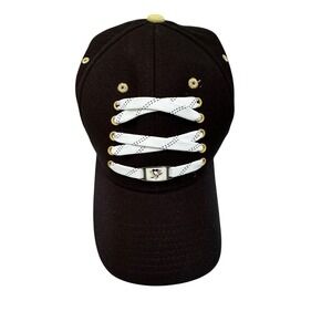 Pittsburgh Penguins Hat Hockey Laces Strapback‎ Baseball Cap